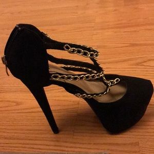 JustFab Black Heels